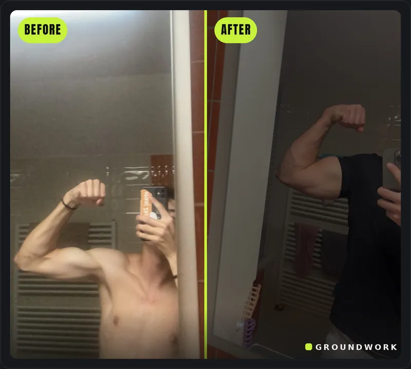 65kg to 80kg transformation
